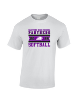 Manteno HS Softball Stamp - Cotton T-Shirt
