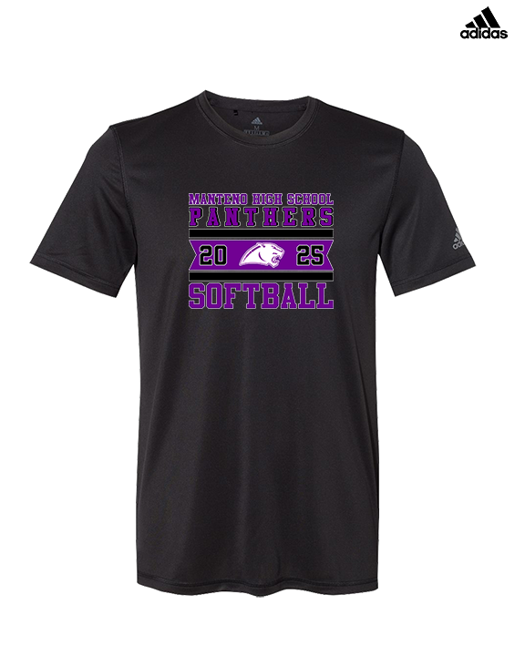 Manteno HS Softball Stamp - Mens Adidas Performance Shirt