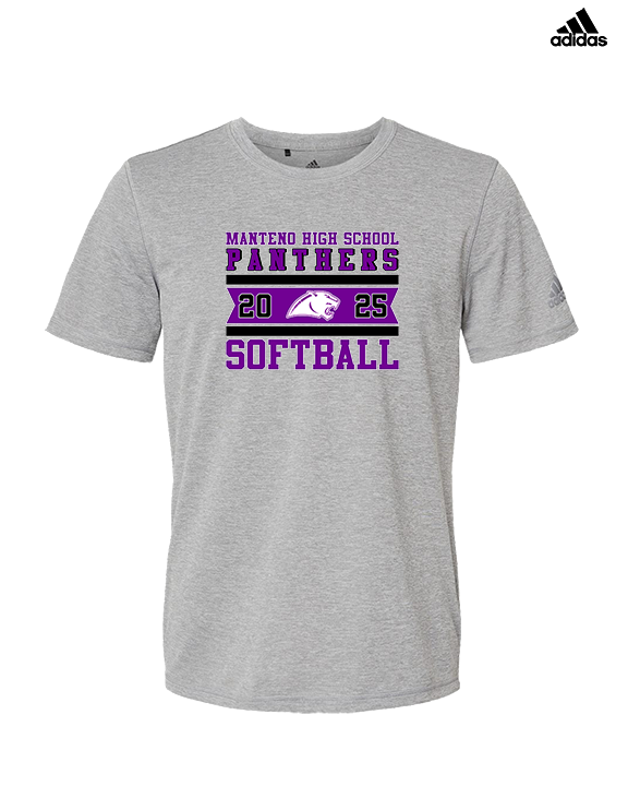 Manteno HS Softball Stamp - Mens Adidas Performance Shirt