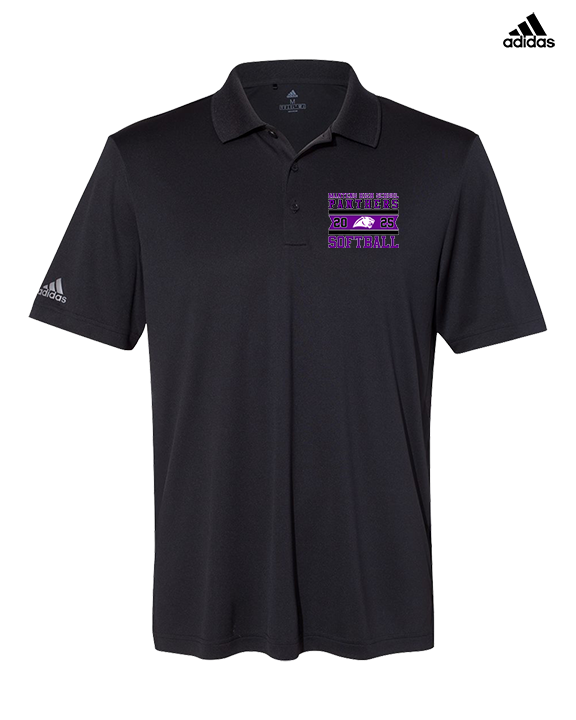 Manteno HS Softball Stamp - Mens Adidas Polo