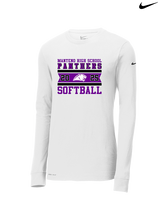 Manteno HS Softball Stamp - Mens Nike Longsleeve