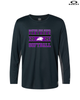 Manteno HS Softball Stamp - Mens Oakley Longsleeve
