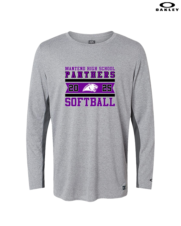 Manteno HS Softball Stamp - Mens Oakley Longsleeve