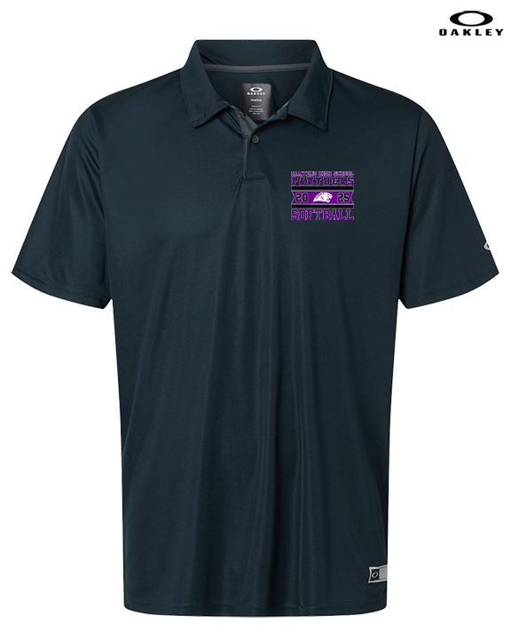 Manteno HS Softball Stamp - Mens Oakley Polo
