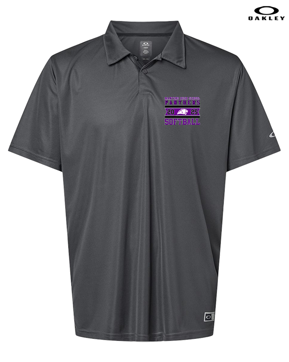 Manteno HS Softball Stamp - Mens Oakley Polo