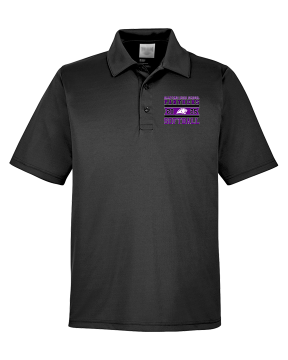 Manteno HS Softball Stamp - Mens Polo