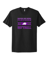 Manteno HS Softball Stamp - Mens Select Cotton T-Shirt