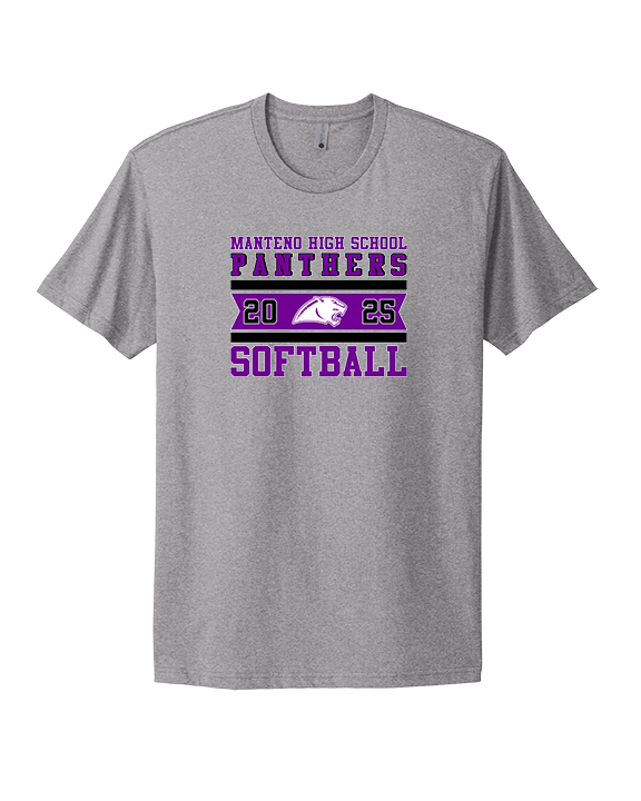 Manteno HS Softball Stamp - Mens Select Cotton T-Shirt