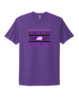 Manteno HS Softball Stamp - Mens Select Cotton T-Shirt