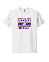 Manteno HS Softball Stamp - Mens Select Cotton T-Shirt