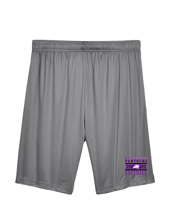 Manteno HS Softball Stamp - Mens Training Shorts with Pockets
