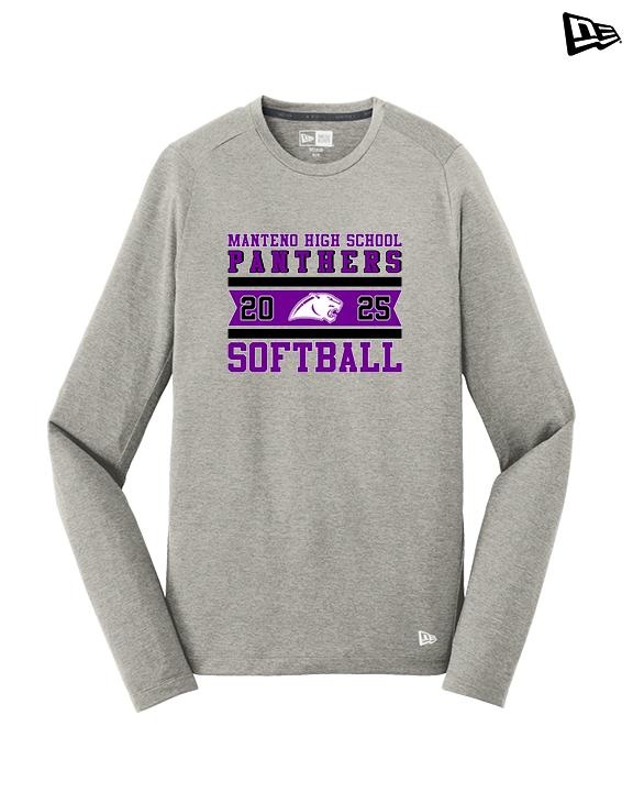 Manteno HS Softball Stamp - New Era Performance Long Sleeve