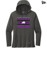 Manteno HS Softball Stamp - New Era Tri-Blend Hoodie