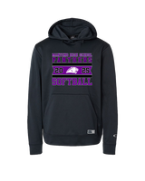 Manteno HS Softball Stamp - Oakley Performance Hoodie