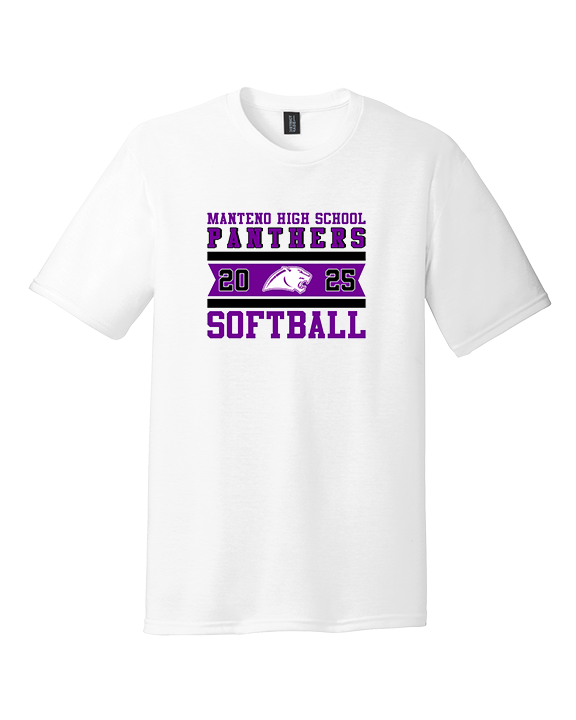 Manteno HS Softball Stamp - Tri-Blend Shirt