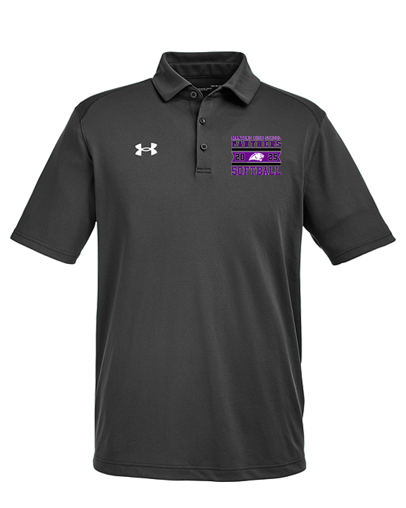 Manteno HS Softball Stamp - Under Armour Mens Tech Polo