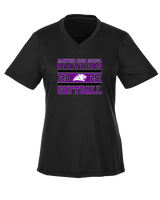 Manteno HS Softball Stamp - Womens Performance Shirt