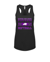 Manteno HS Softball Stamp - Womens Tank Top