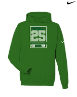 Mar Vista HS Football Last Ride 25 - Nike Club Fleece Hoodie
