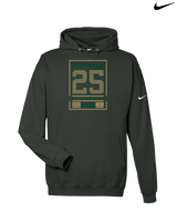 Mar Vista HS Football Last Ride 25 - Nike Club Fleece Hoodie