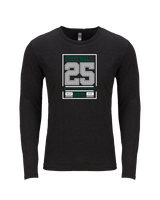 Mar Vista HS Football Last Ride 25 - Tri-Blend Long Sleeve