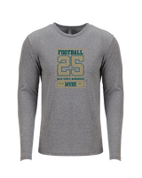 Mar Vista HS Football Last Ride 25 - Tri-Blend Long Sleeve