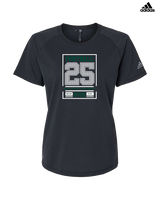 Mar Vista HS Football Last Ride 25 - Womens Adidas Performance Shirt