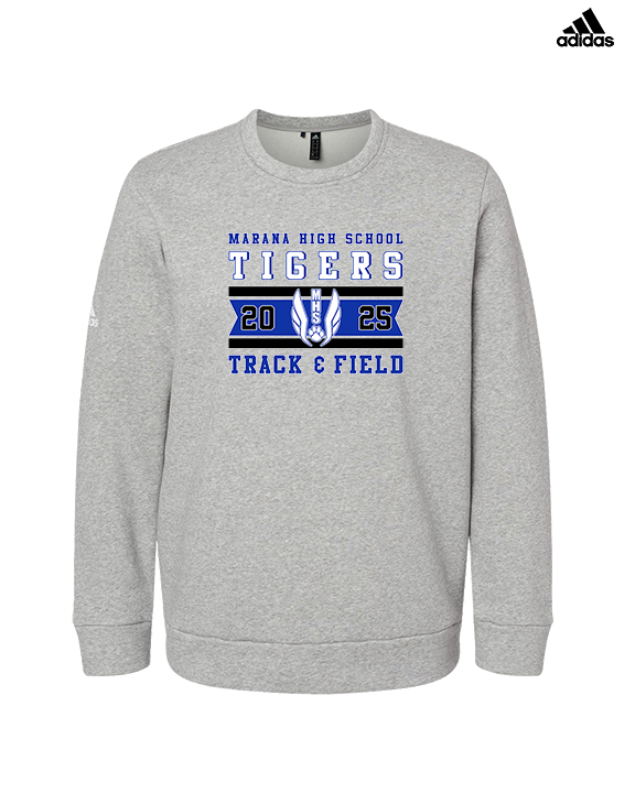Marana HS Track & Field Stamp 25 - Mens Adidas Crewneck