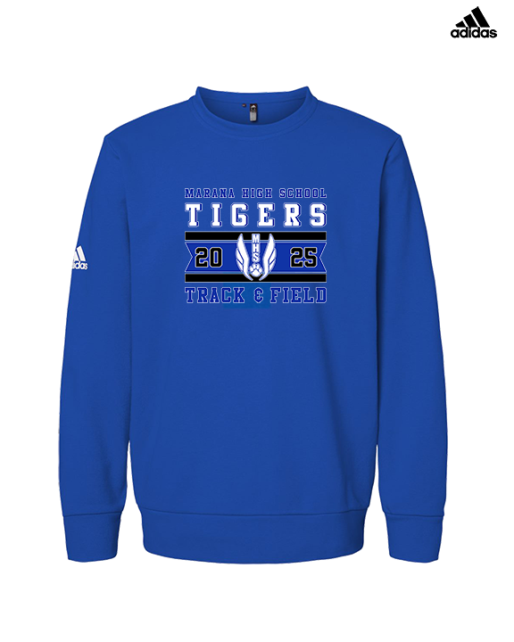 Marana HS Track & Field Stamp 25 - Mens Adidas Crewneck