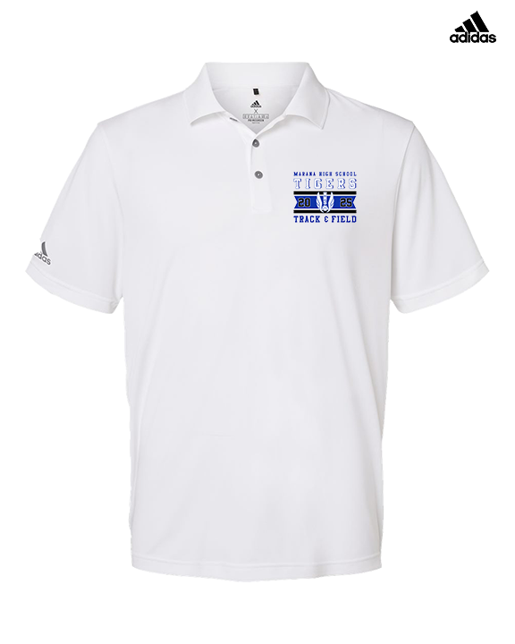 Marana HS Track & Field Stamp 25 - Mens Adidas Polo