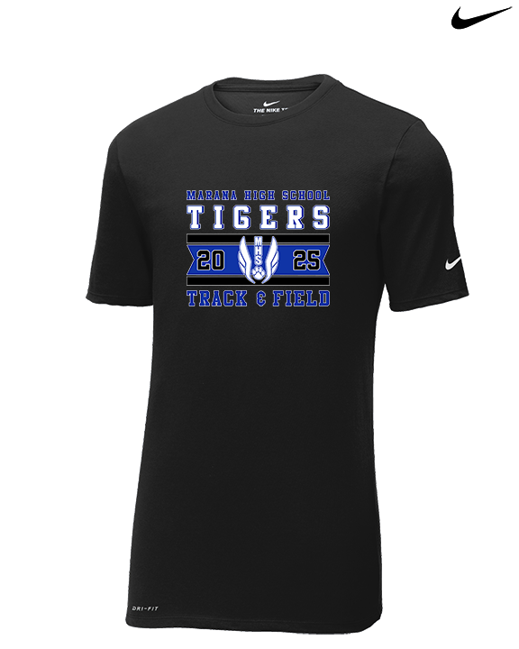 Marana HS Track & Field Stamp 25 - Mens Nike Cotton Poly Tee