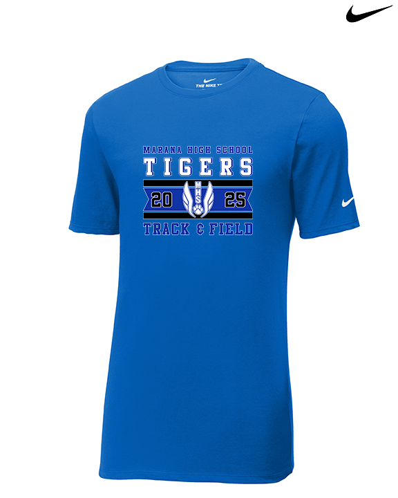 Marana HS Track & Field Stamp 25 - Mens Nike Cotton Poly Tee
