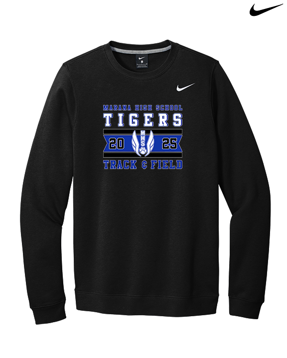 Marana HS Track & Field Stamp 25 - Mens Nike Crewneck