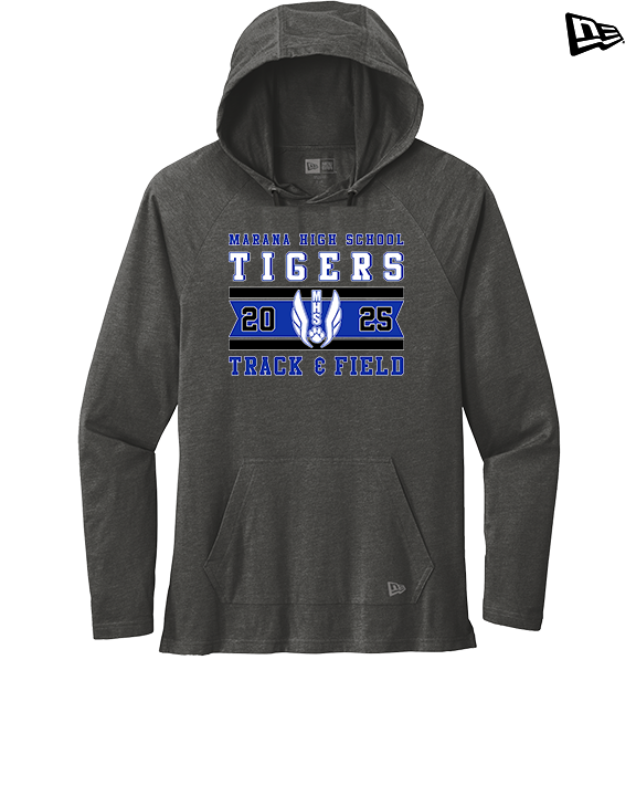 Marana HS Track & Field Stamp 25 - New Era Tri-Blend Hoodie