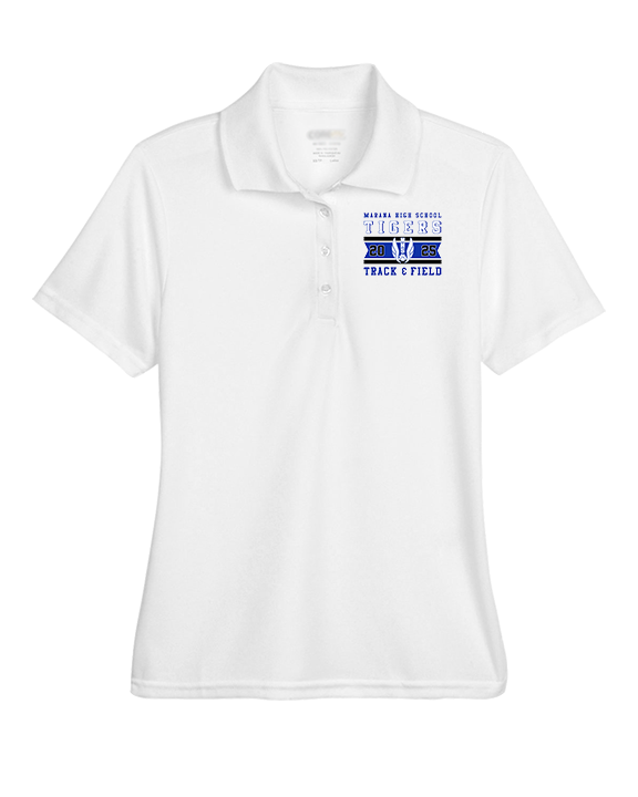 Marana HS Track & Field Stamp 25 - Womens Polo