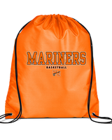 Marine City HS Boys Basketball Block - Drawstring Bag