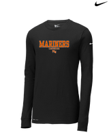 Marine City HS Boys Basketball Block - Mens Nike Longsleeve
