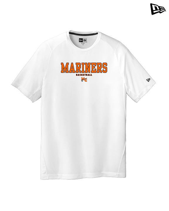 Marine City HS Boys Basketball Block - New Era Performance Shirt