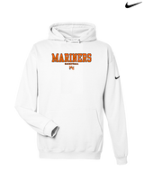 Marine City HS Boys Basketball Block - Nike Club Fleece Hoodie