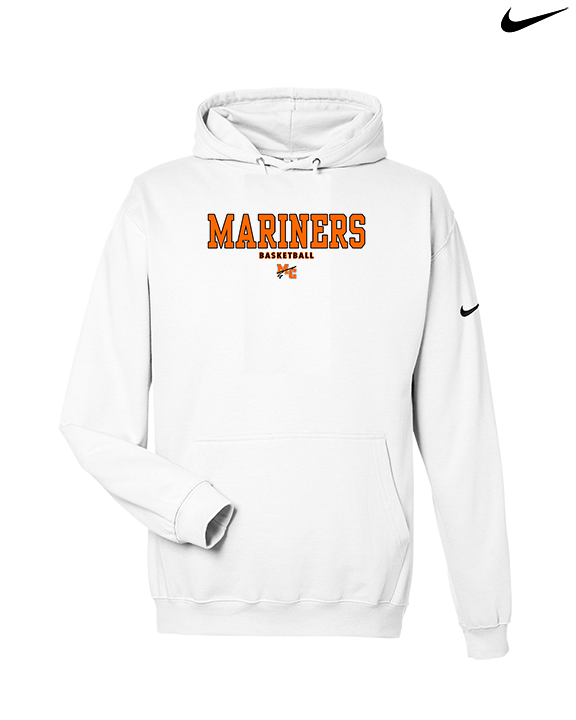 Marine City HS Boys Basketball Block - Nike Club Fleece Hoodie