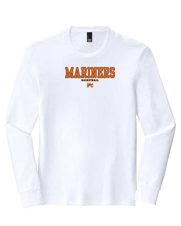 Marine City HS Boys Basketball Block - Tri-Blend Long Sleeve