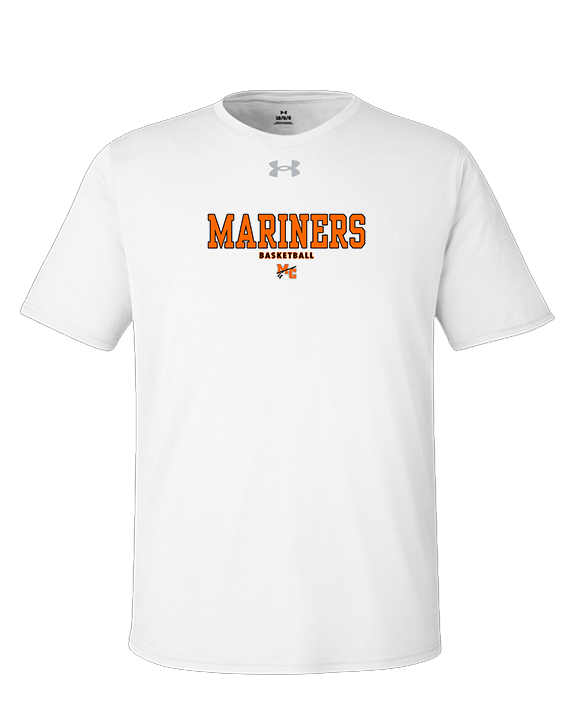 Marine City HS Boys Basketball Block - Under Armour Mens Team Tech T-Shirt