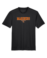 Marine City HS Boys Basketball Block - Youth Performance Shirt