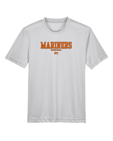 Marine City HS Boys Basketball Block - Youth Performance Shirt