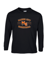 Marine City HS Boys Basketball Curve - Cotton Longsleeve