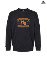 Marine City HS Boys Basketball Curve - Mens Adidas Crewneck