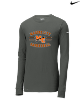 Marine City HS Boys Basketball Curve - Mens Nike Longsleeve