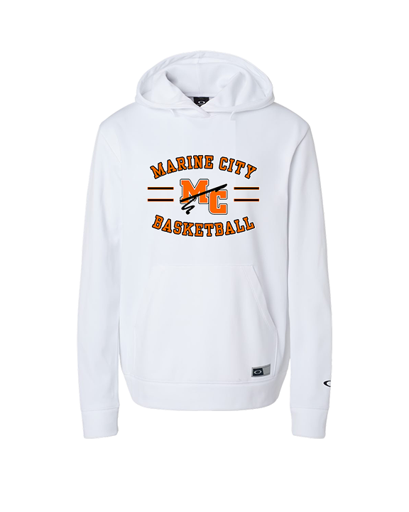 Marine City HS Boys Basketball Curve - Oakley Performance Hoodie