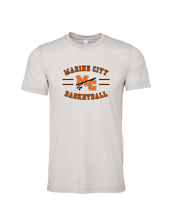 Marine City HS Boys Basketball Curve - Tri-Blend Shirt
