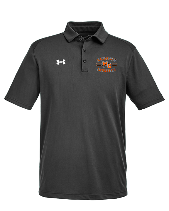 Marine City HS Boys Basketball Curve - Under Armour Mens Tech Polo